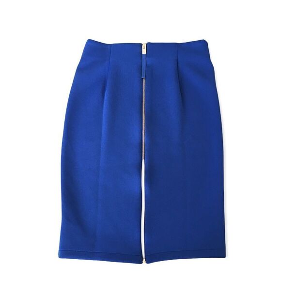 🆕Catherine Malandrino Blue Pencil Skirt - Picture 5 of 8